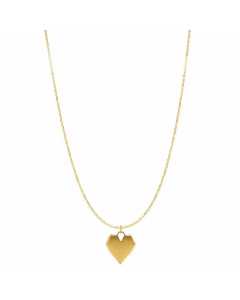 Fashion Plating Inlay Artificial Diamond Heart Shape Butterfly Titanium Steel Pendant Necklace Colorza