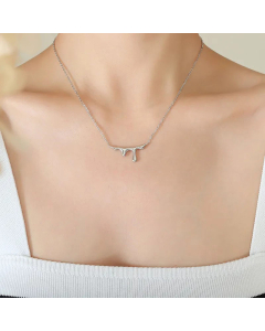 Simple Style Gold Plated Geometric Titanium Steel Necklace