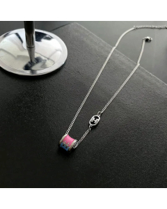 Classic Small Waist Titanium Steel Pendant Necklace Colorza