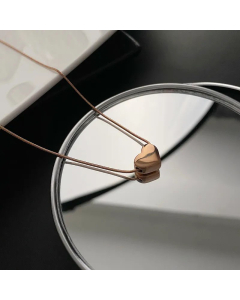 Non-Fading Heart Shape Pendent Titanium Steel Plating Necklace