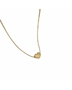 Non-Fading Heart Shape Pendent Titanium Steel Plating Necklace