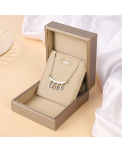 Simple Style LOVE Letter Tassel Titanium Steel Necklace