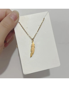 Sweet Animal Flower Titanium Steel Plating Snake Butterfly Pendant Necklace