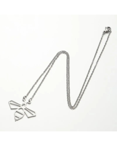 Cute Hollow Out Bee Pendent Titanium Steel Plating Necklace