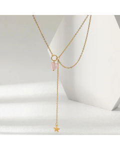 Fashion Heart Shape Pendant Stainless Steel Necklace Colorza
