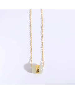 Minimalism Geometric Pendent Titanium Steel Plating Necklace Colorza