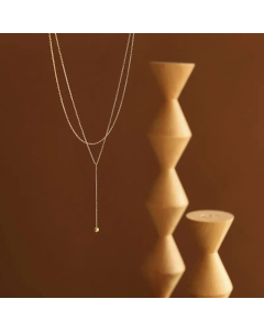 Minimalism Round Tassel Titanium Steel Layered Necklaces Colorza 