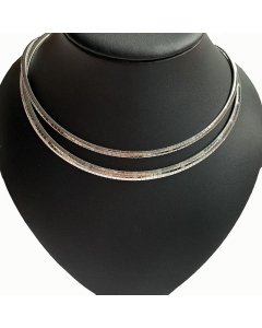 Plain Square Splicing Stainless Steel Plating Necklace Colorza