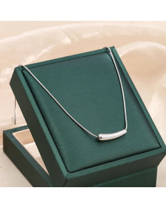 Minimalism Solid Color Geometric Titanium Steel Plating Necklaces Colorza