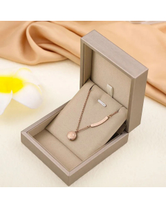 Minimalism Smiley Face Pendent Titanium Steel Necklace Colorza