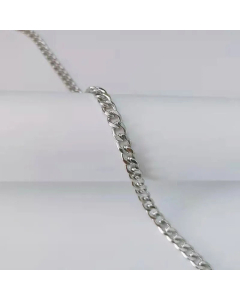 Plain Solid Color Curby Chain Titanium Steel Plating Necklace Colorza 