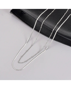 Daily Solid Color Gold Plated Layered Titanium Steel Necklaces Colorza 