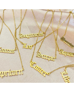 Minimalism Constellation Pendent Stainless Steel Plating Necklace Colorza 