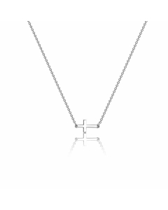 Minimalism Plating Cross Stainless Steel Necklace Colorza 