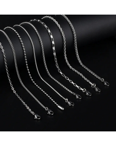 Basic Ball Bead Chain Keel Chain Hemp Flowers Chain Titanium Steel Plating Necklace