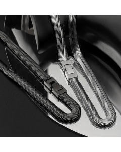 Casual Solid Color Snake Chain Titanium Steel Plating Necklace Colorza 