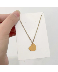 Minimalism Spider Web Heart Sun Plating PendantStainless Steel Titanium Steel Necklace CA07830010