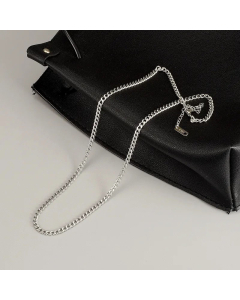Plain Solid Color Curby Chain Titanium Steel Plating Necklace CA07830065