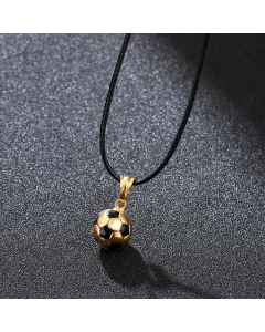 Casual Plating Football Pendent Stainless Steel Necklace CA07830157