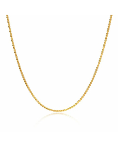 Plain Solid Color Basic Chain Titanium Steel Plating Necklace CA07830198