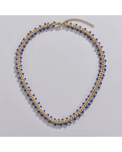 Vintage Style Round Choker Stainless Steel Plating Necklace CA07830241