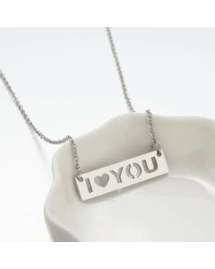 Spider Web Car Key Plating Pendant Stainless Steel Titanium Steel Necklace CA07830269-Steel Color-01