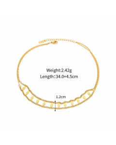 1 Piece Fashion Geometric Stainless Steel Plating Necklace CA07830287