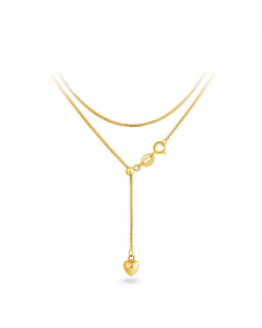 Fashion Heart Shape Tassel Titanium Steel Plating Necklace CA07830317