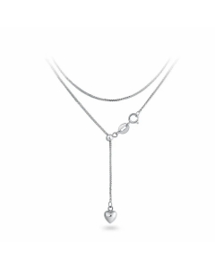 Fashion Heart Shape Tassel Titanium Steel Plating Necklace CA07830317