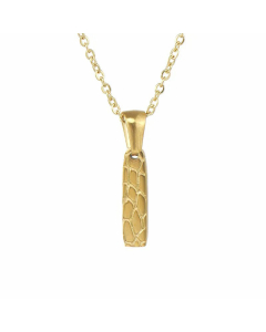 Capital Letter Pendent Stainless Steel Polishing Necklace CA07830352