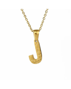 Capital Letter Pendent Stainless Steel Polishing Necklace CA07830352