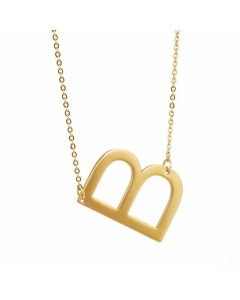 1 Piece Fashion Letter Pendent Stainless Steel Plating Necklace CA07830354