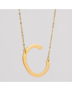 1 Piece Fashion Letter Pendent Stainless Steel Plating Necklace CA07830354