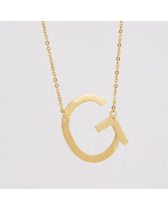 1 Piece Fashion Letter Pendent Stainless Steel Plating Necklace CA07830354