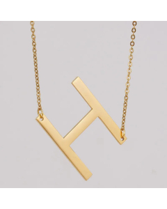 1 Piece Fashion Letter Pendent Stainless Steel Plating Necklace CA07830354
