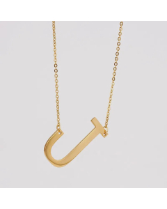 1 Piece Fashion Letter Pendent Stainless Steel Plating Necklace CA07830354