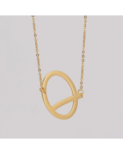1 Piece Fashion Letter Pendent Stainless Steel Plating Necklace CA07830354