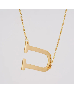 1 Piece Fashion Letter Pendent Stainless Steel Plating Necklace CA07830354