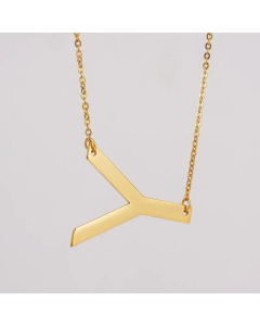 1 Piece Fashion Letter Pendent Stainless Steel Plating Necklace CA07830354