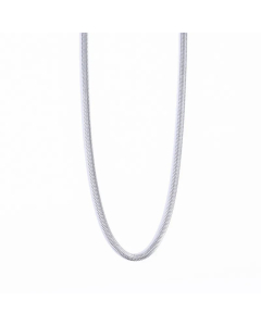 Plain Solid Color Snake Chain Stainless Steel Plating Necklace CA07830484