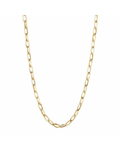 Plain Solid Color Thick 0 Words Chain Titanium Steel Necklace CA07830513