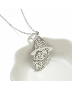Fashion Cartoon Character Pendant Stainless Steel Titanium Steel Plating Necklace CA07830551