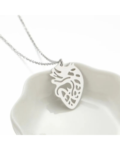 Fashion Geometric Plating Pendant Stainless Steel Titanium Steel Necklace CA07830556