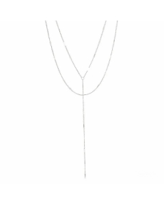 Plain Solid Color Chain Stainless Steel Plating Necklace CA07830557