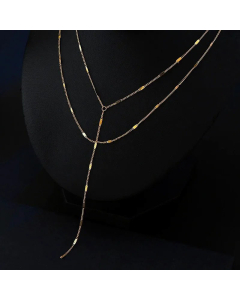 Plain Solid Color Chain Stainless Steel Plating Necklace CA07830557