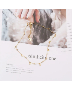 Elegant Clavicle Chain Necklace Titanium Steel Plating Necklace CA07830635