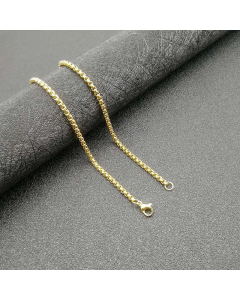 Hip-Hop Hand Of Fatima Plating Inlay Rhinestones Pendant Stainless Steel Necklace CA07830748-Gold Color-01