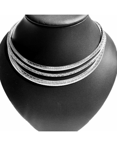 Casual Circle Choker Stainless Steel Plating Necklace CA07830758