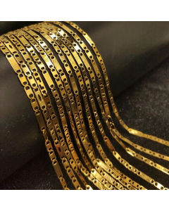 Plain Solid Color Stainless Steel Chain Titanium Steel Plating Necklace CA07830759