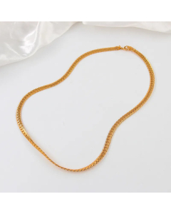 Plain Solid Color Chain Stainless Steel Plating Necklace CA07830764